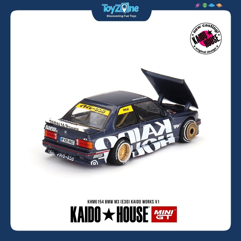Mô hình xe BMW M3 ( E30 ) 1:64 KAIDO HOUSE x MiniGT