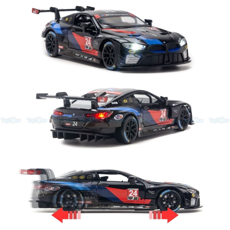  Mô hình xe BMW M8 GTE 1:32 HUADAWEI 