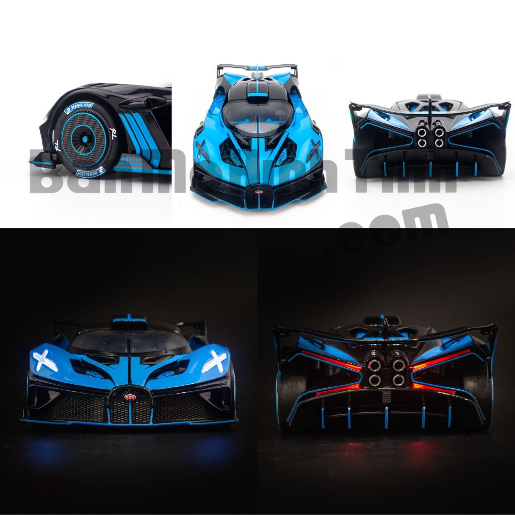 Mô hình xe Bugatti Bolide tỉ lệ 124 của hãng Chezhi diecast modelc   TikTok