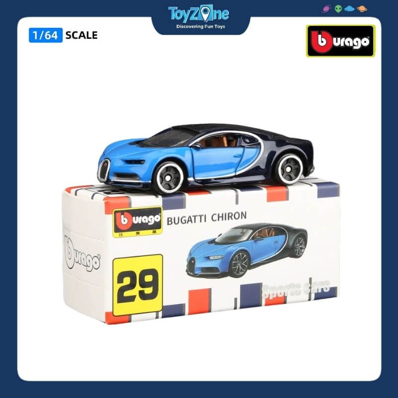 Mô hình xe Bugatti Chiron 1:64 Bburago