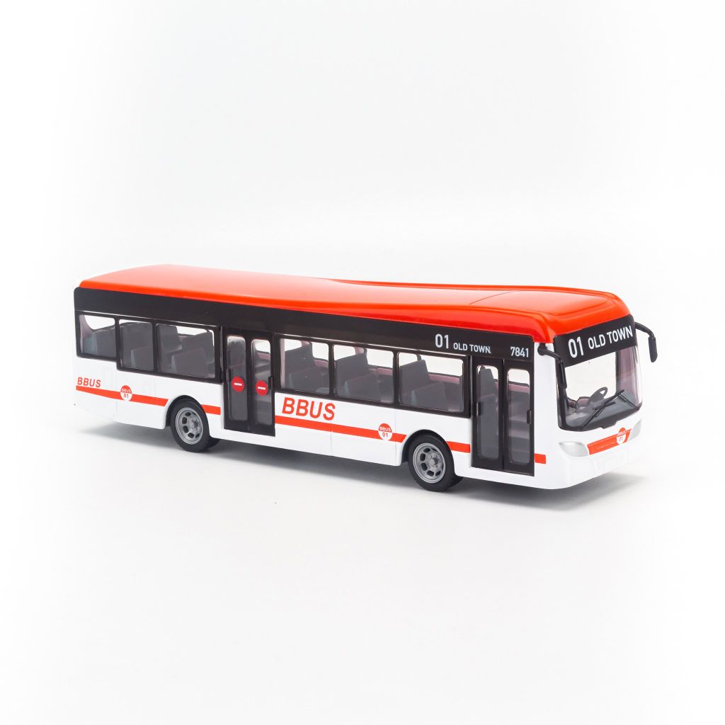 Mô hình xe Bus City long 19cm Bburago