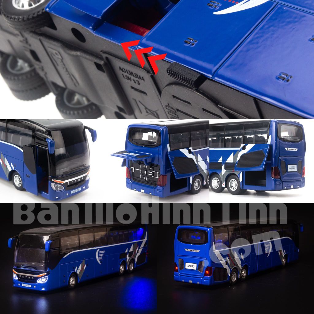  Mô hình xe Bus Setra 1:32 Proswon 