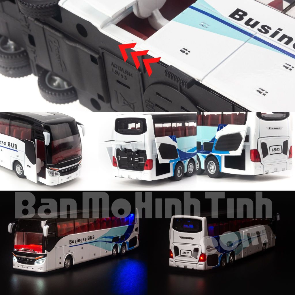  Mô hình xe Bus Setra 1:32 Proswon 