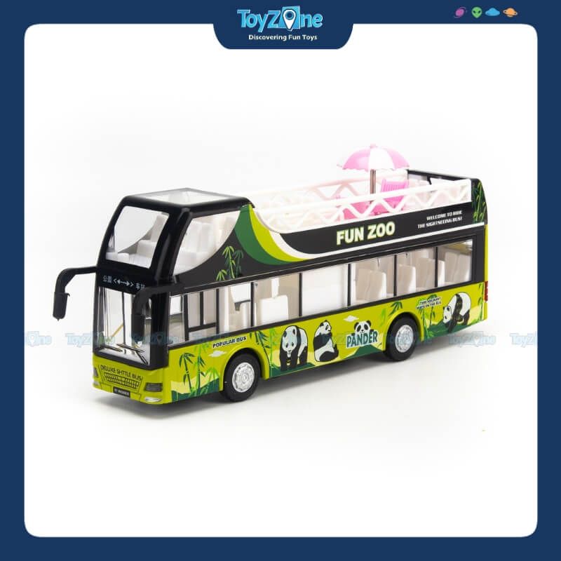 Mô hình xe buýt đồ chơi 2 tầng City Tour Ty model