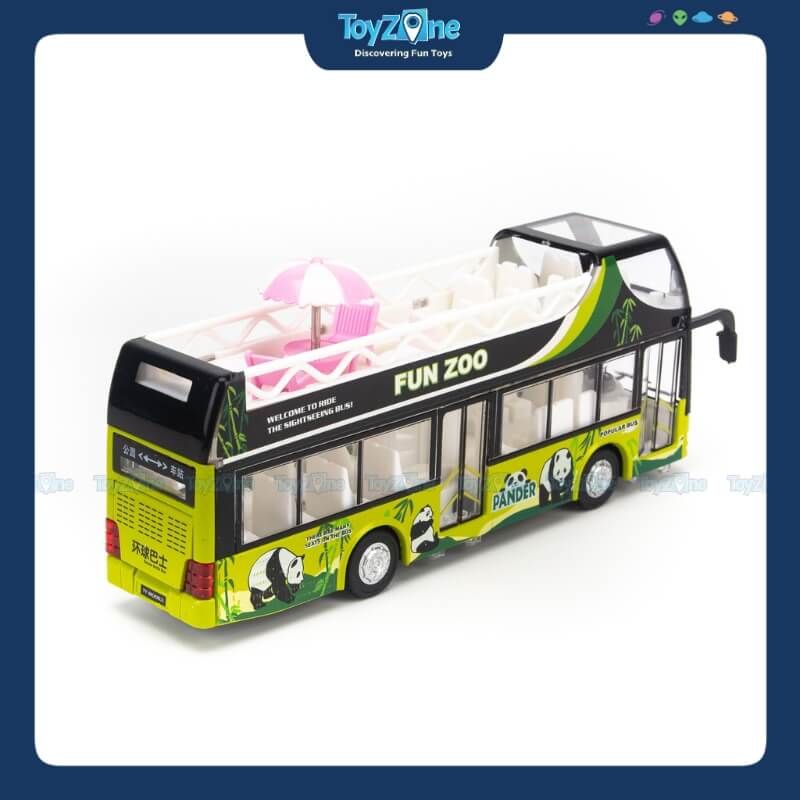 Mô hình xe buýt đồ chơi 2 tầng City Tour Ty model