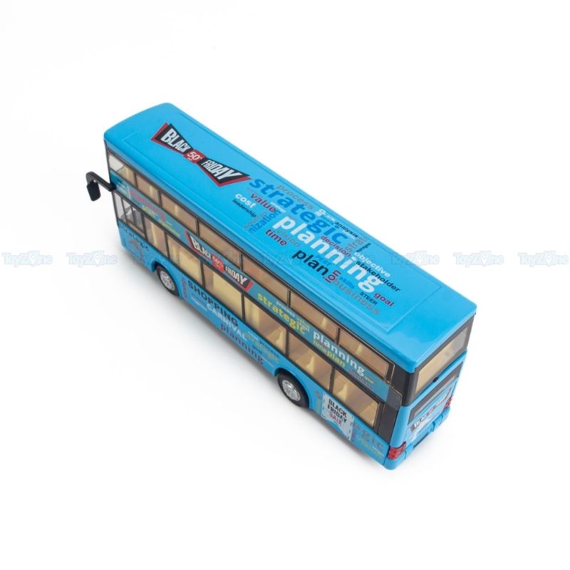 Mô hình xe buýt đồ chơi 2 tầng Ty model