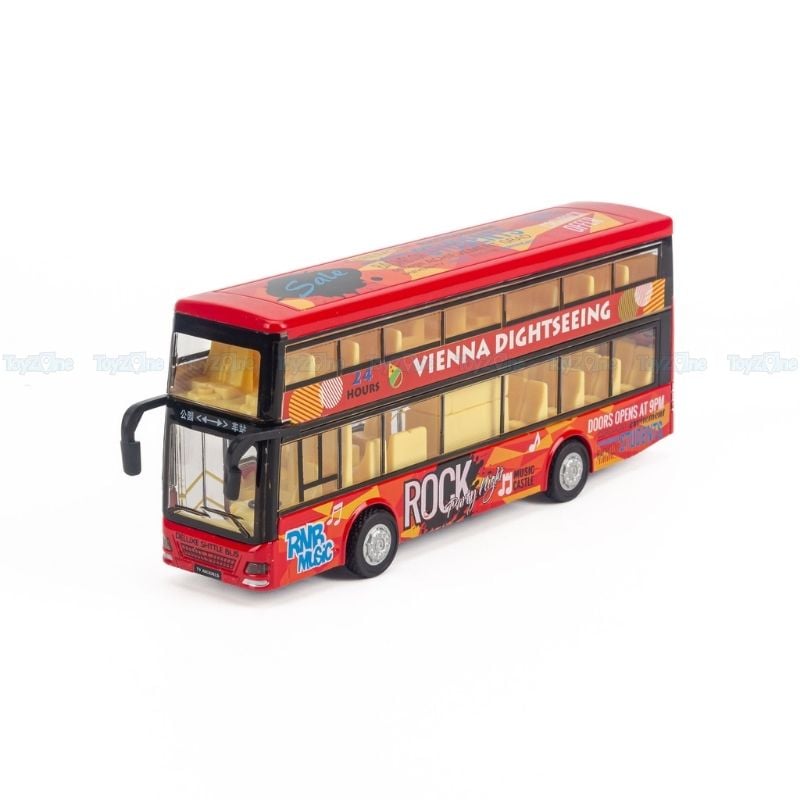 Mô hình xe buýt đồ chơi 2 tầng Ty model