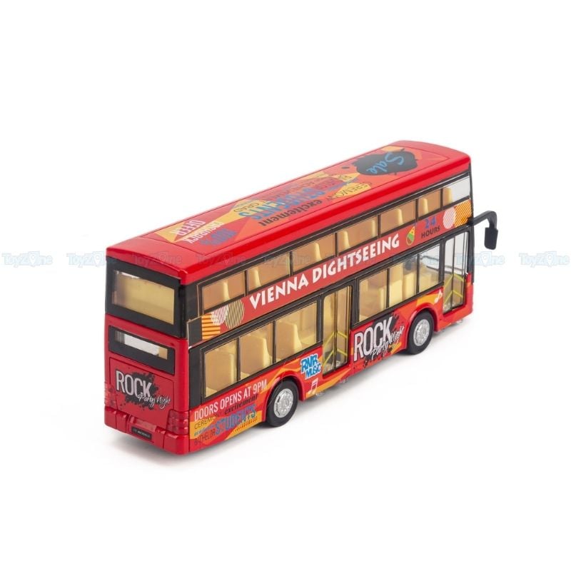 Mô hình xe buýt đồ chơi 2 tầng Ty model