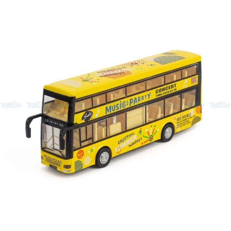 Mô hình xe buýt đồ chơi 2 tầng Ty model