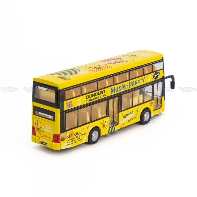 Mô hình xe buýt đồ chơi 2 tầng Ty model
