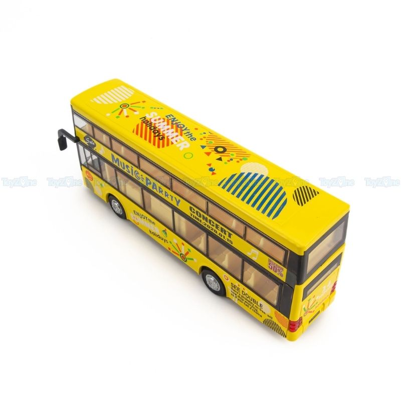 Mô hình xe buýt đồ chơi 2 tầng Ty model
