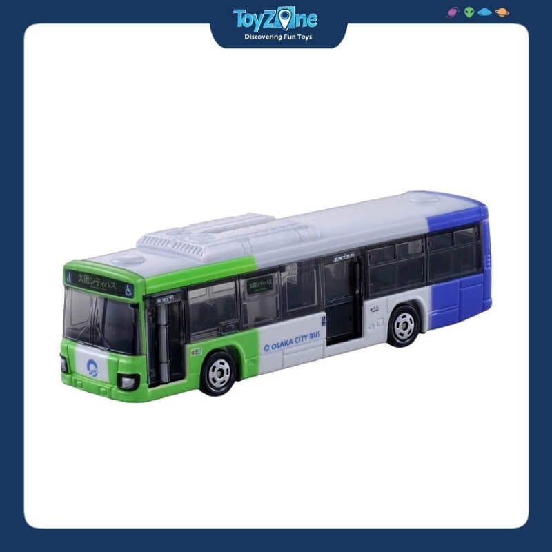 Mô hình xe buýt Isuzu Erga Osaka City Bus No.129 1:82 TOMICA LONG