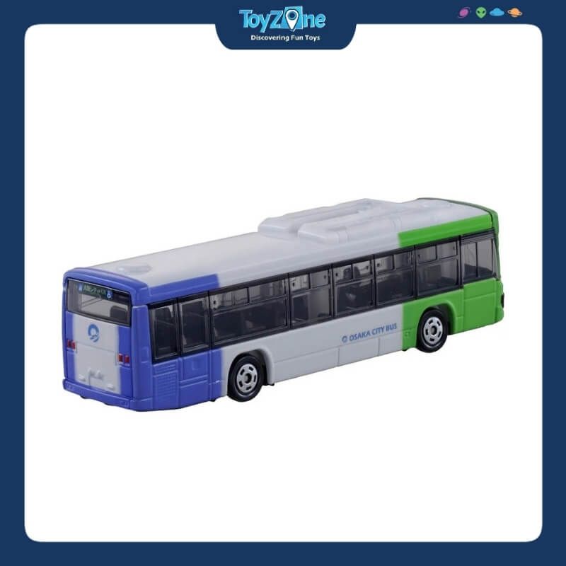 Mô hình xe buýt Isuzu Erga Osaka City Bus No.129 1:82 TOMICA LONG