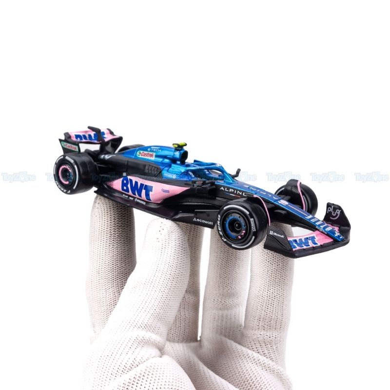 Mô hình xe F1 BWT Alpine Team A523 2023 1:43 BBURAGO