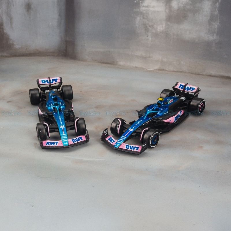 Mô hình xe F1 BWT Alpine Team A523 2023 1:43 BBURAGO