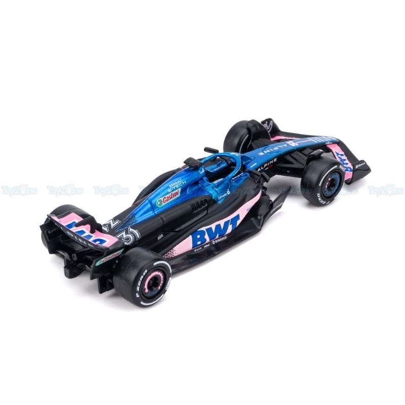 Mô hình xe F1 BWT Alpine Team A523 2023 1:43 BBURAGO