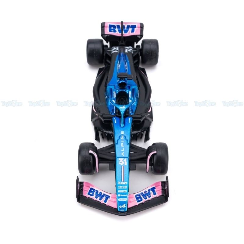 Mô hình xe F1 BWT Alpine Team A523 2023 1:43 BBURAGO