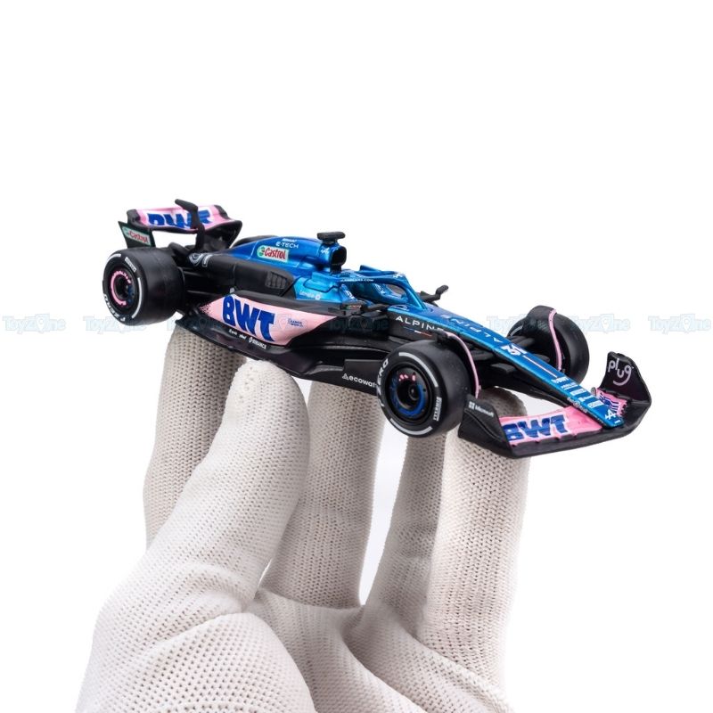 Mô hình xe F1 BWT Alpine Team A523 2023 1:43 BBURAGO