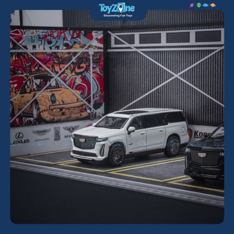 Mô hình xe Cadillac Escalade ESV 2023 1:64 SHADOW PRO