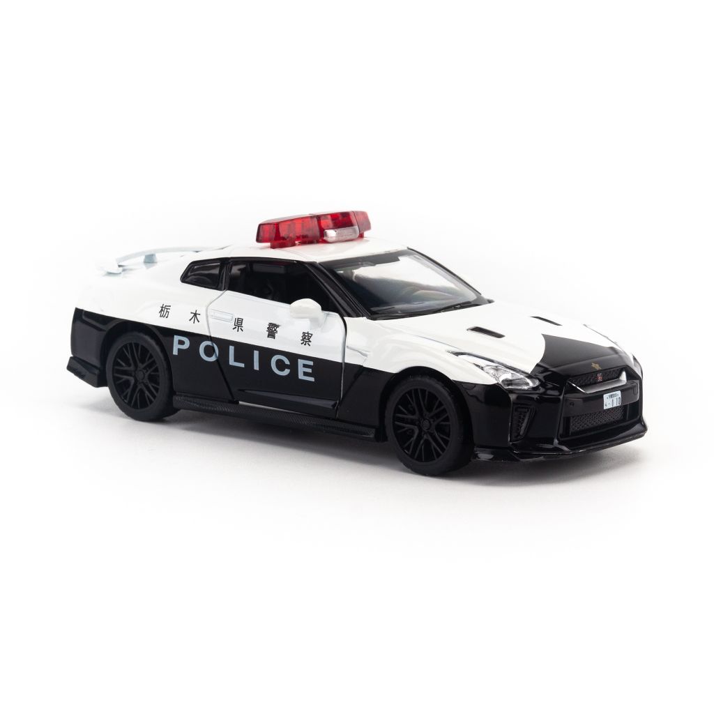  Mô hình xe cảnh sát đồ chơi Nissan GTR Japan Police 1:32 Dealer 