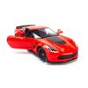 Mô hình xe Chevrolet Corvette Z06 2017 1:24 Welly Red (4)