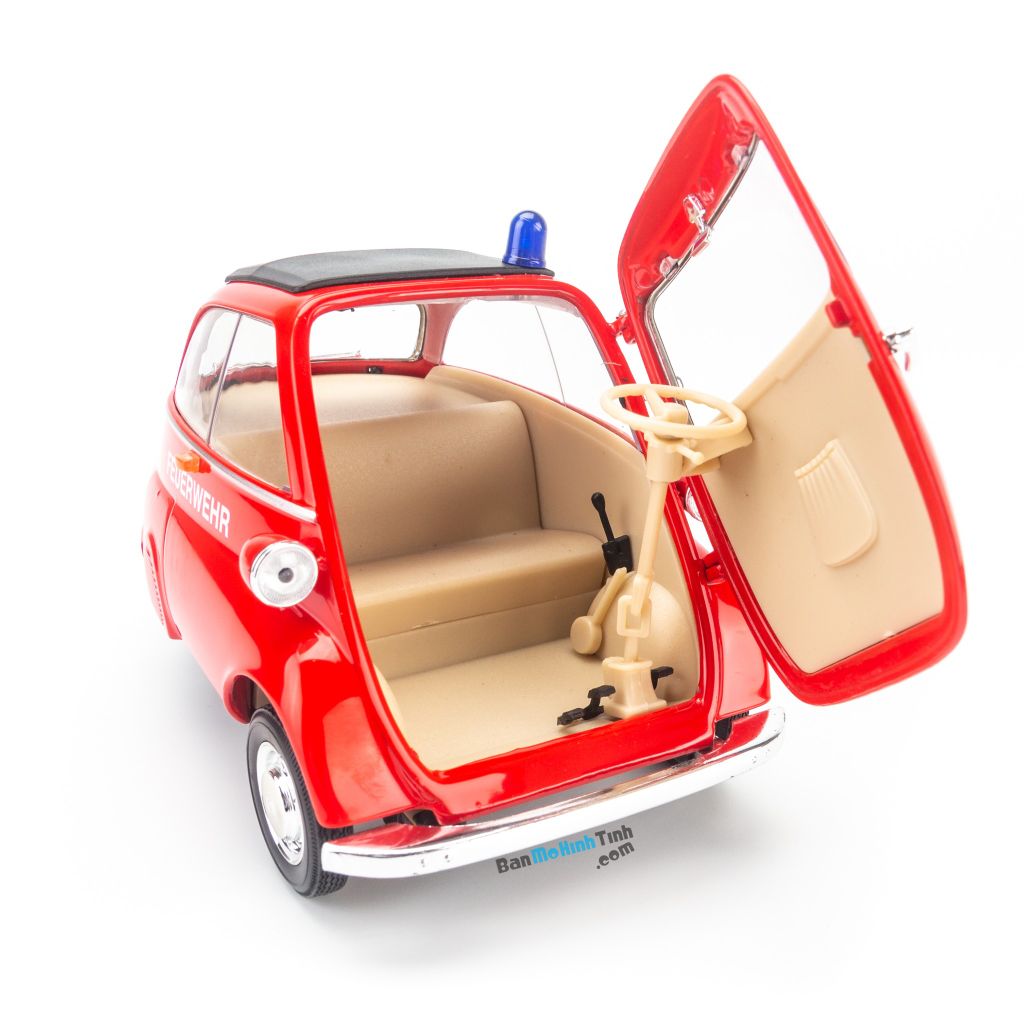 Mô hình xe cổ BMW Isetta 1:18 Welly Fire (3)