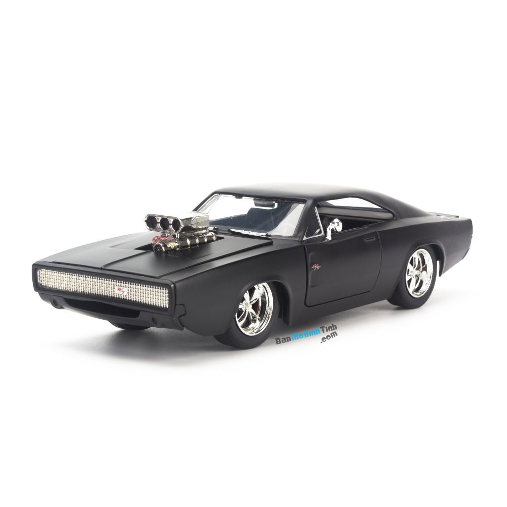 Mô hình xe Dom's Dodge Charger R/T Fast and Furious 1:24 Jada Black (1)