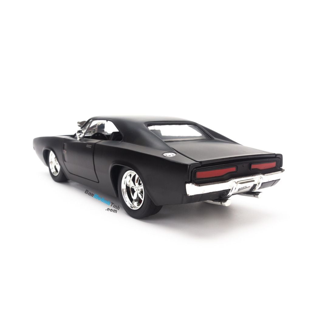 Mô hình xe Dom's Dodge Charger R/T Fast and Furious 1:24 Jada Black (6)