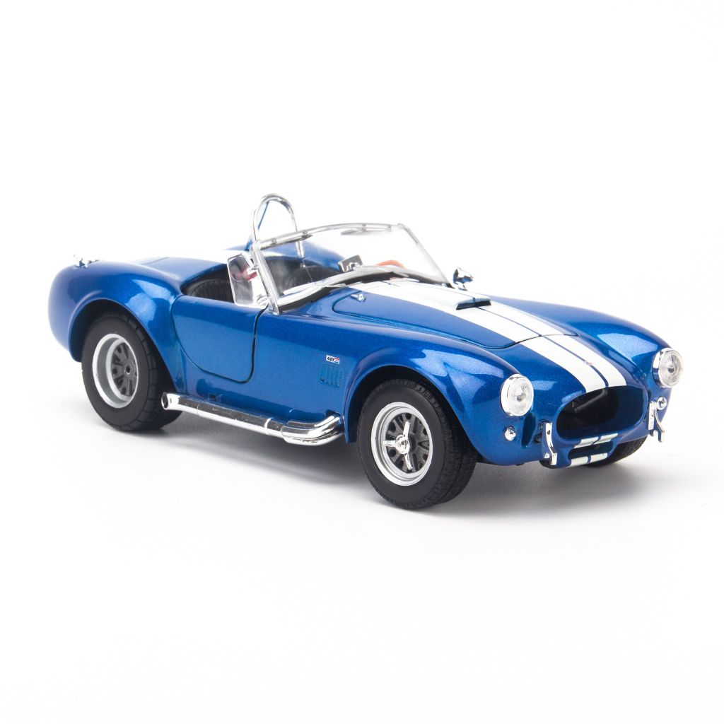 Mô hình xe cổ Shelby Cobra 427 1:24 Welly Blue