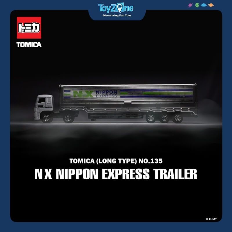 Mô hình xe Container NＸ Nippon Express Trailer No.135 TOMICA LONG