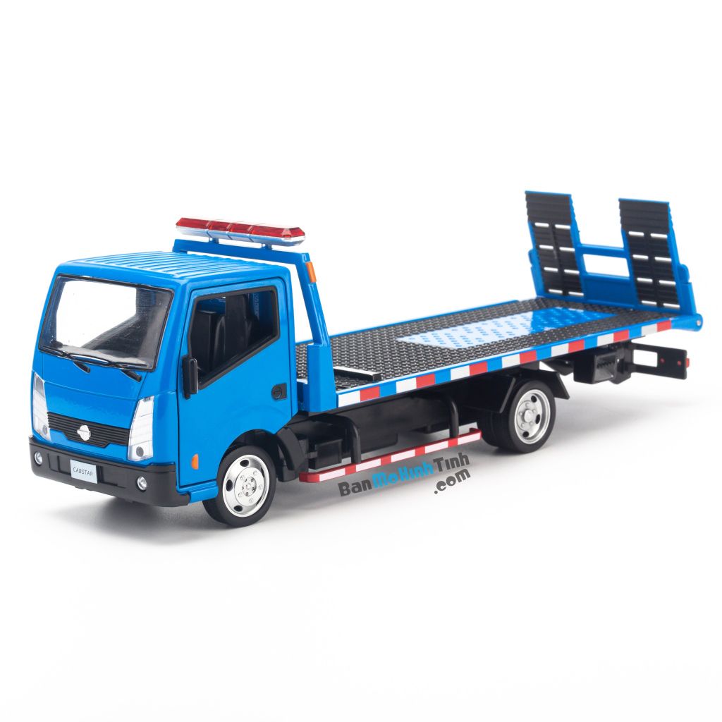 Mô hình xe cứu hộ Nissan Cabstar Truck 1:32 Dealer Blue giá rẻ (2)