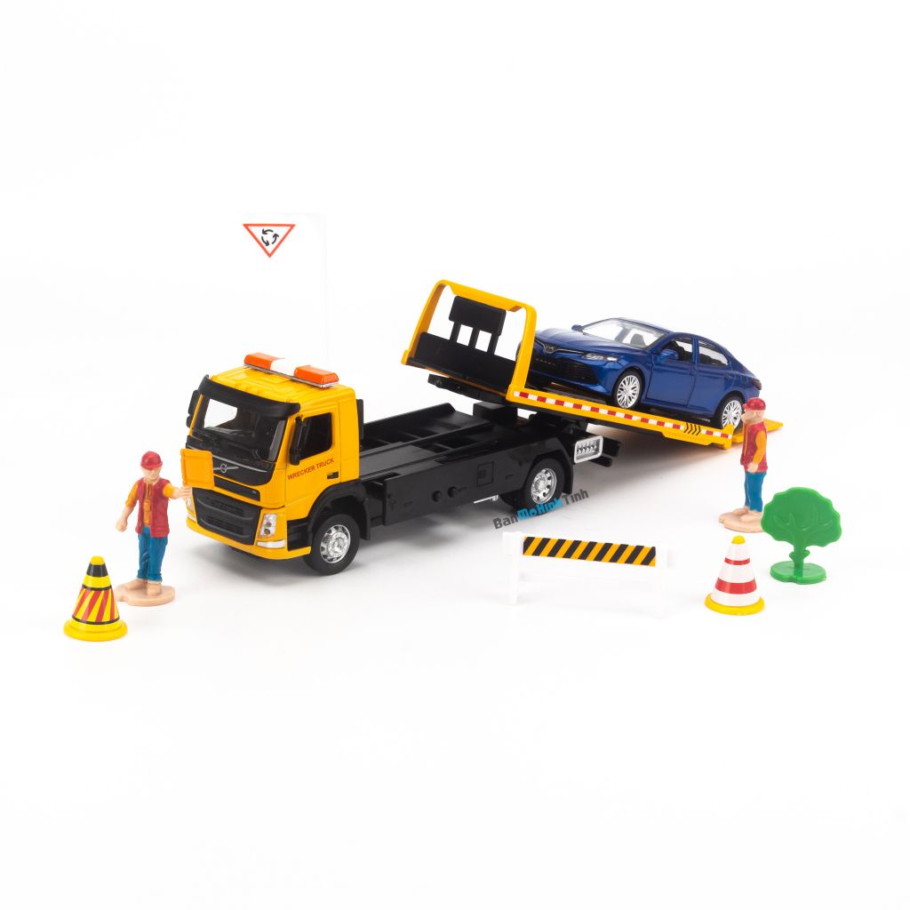  Mô hình xe cứu hộ đồ chơi Volvo 1:36 Caipo 