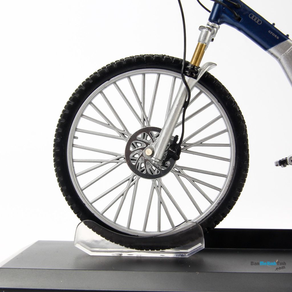 Mô hình xe đạp Audi Design Cross 1:10 Welly Silver (7)