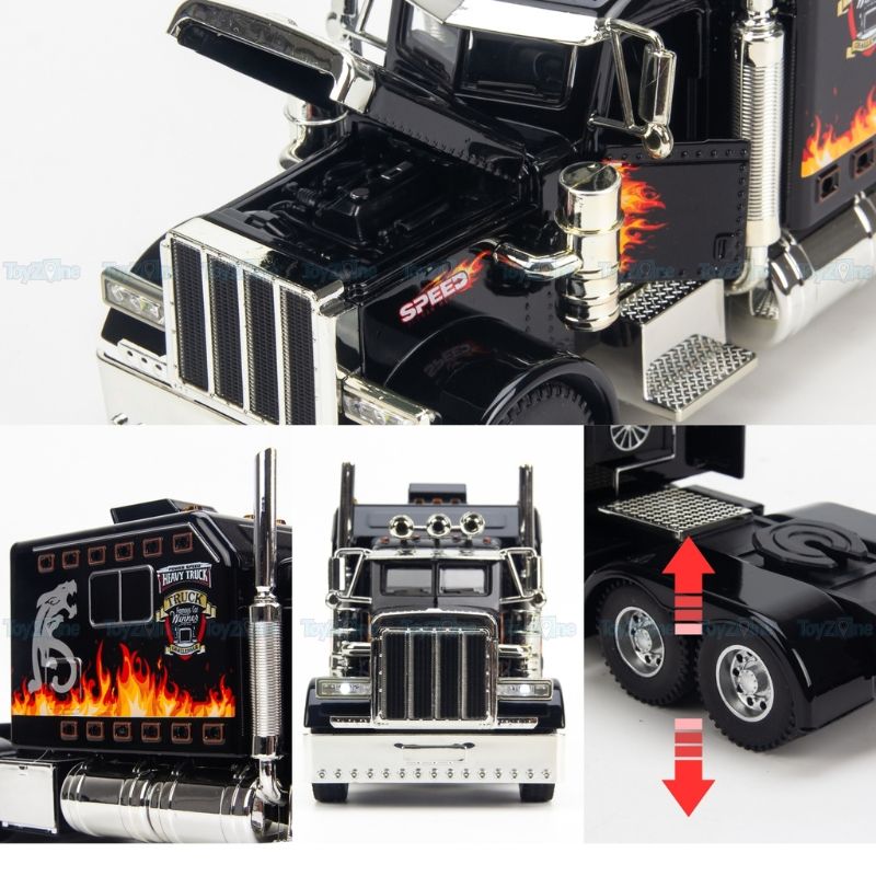 Mô hình xe đầu kéo Peterbilt 389 1:24 Hongsen