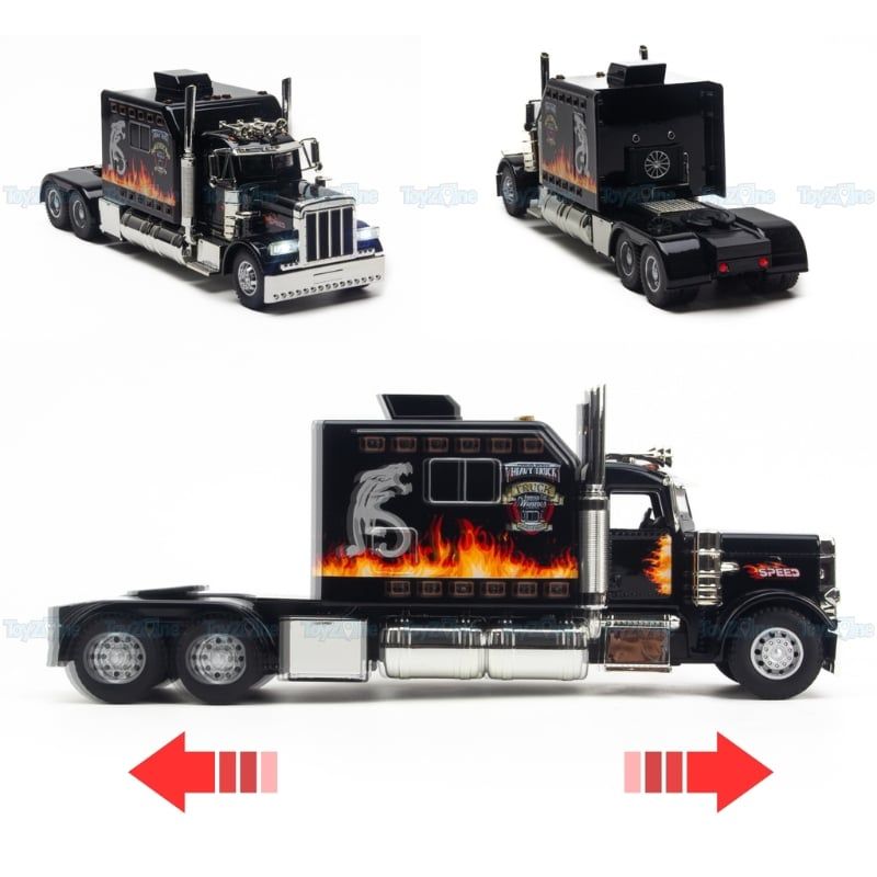 Mô hình xe đầu kéo Peterbilt 389 1:24 Hongsen