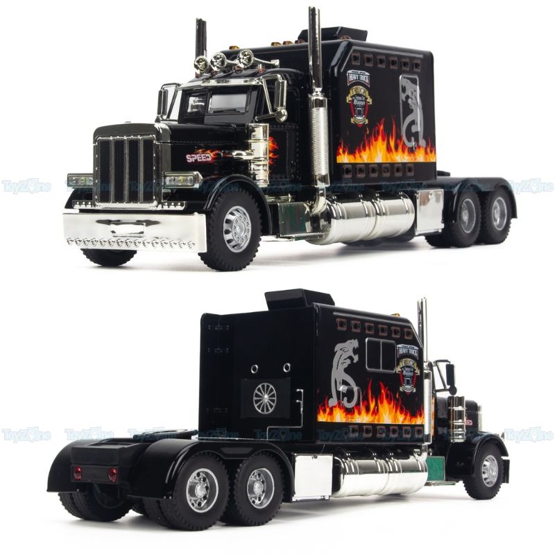 Mô hình xe đầu kéo Peterbilt 389 1:24 Hongsen