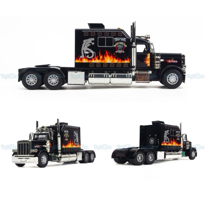 Mô hình xe đầu kéo Peterbilt 389 1:24 Hongsen