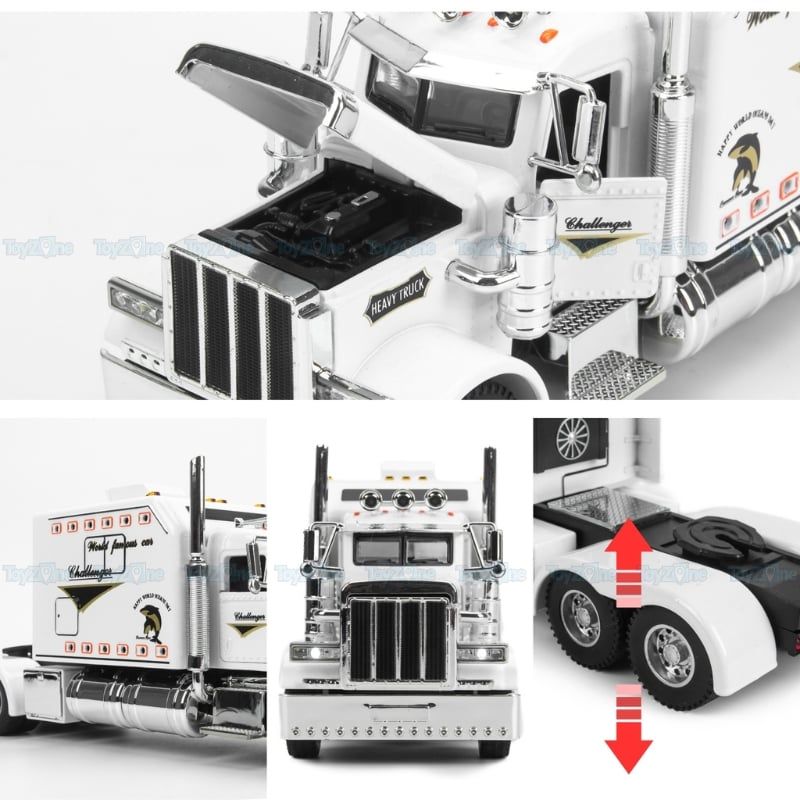Mô hình xe đầu kéo Peterbilt 389 1:24 Hongsen
