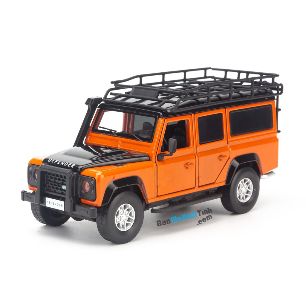 Mô hình xe địa hình Land Rover Defender 1:32 Jackiekim Orange giá rẻ (1)