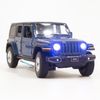 Mô hình xe Jeep Wrangler Sahara 1:32 Jackiekim Blue (5)