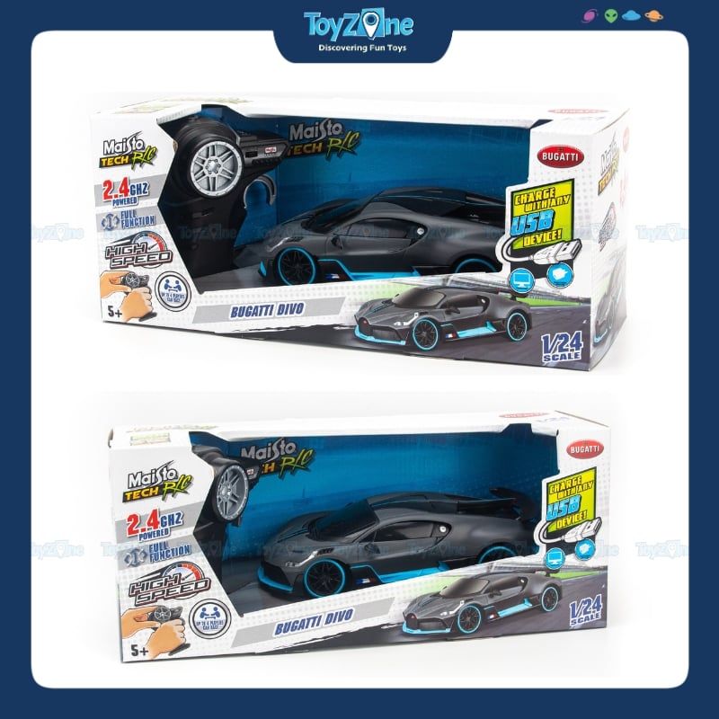 Mô hình xe điều khiển Bugatti Divo 1:24 Maisto