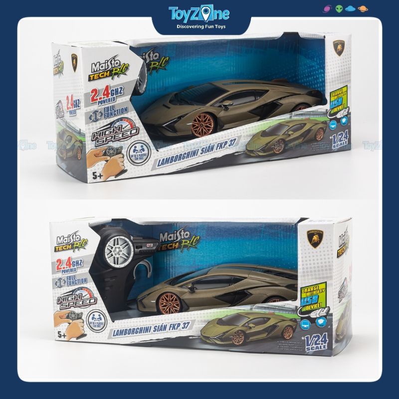 Mô hình xe điều khiển Lamborghini Sian FKP 37 1:24 Maisto