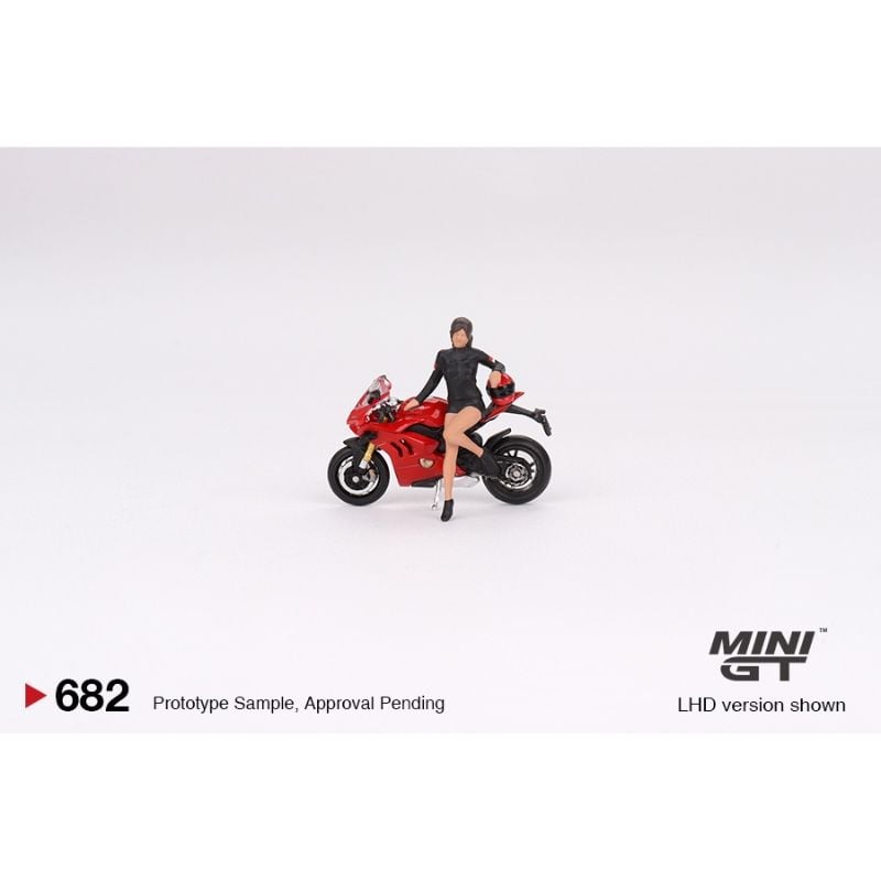 Mô hình xe Ducati Panigale V4S w/ Ducati Girl 1:64 MiniGT