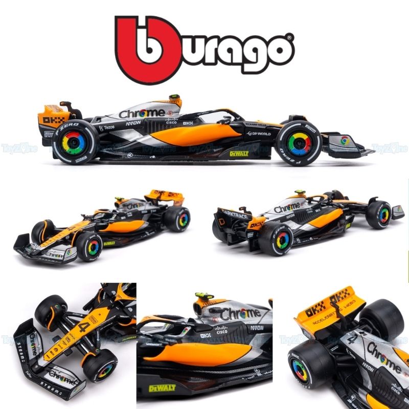 Mô hình xe F1 McLaren Team MCL60 2023 1:43 BBURAGO