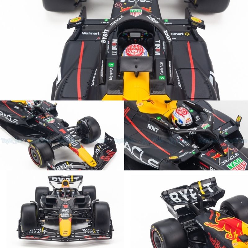 Mô hình xe F1 Oracle Red Bull Racing RB19 2023 1:18 Bburago