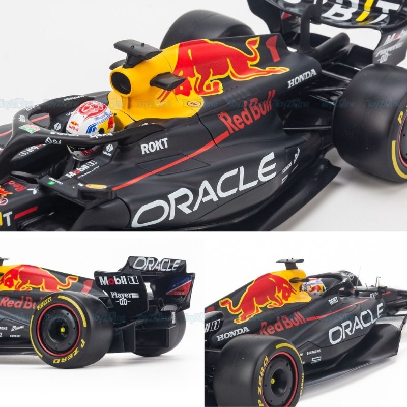 Mô hình xe F1 Oracle Red Bull Racing RB19 2023 1:18 Bburago