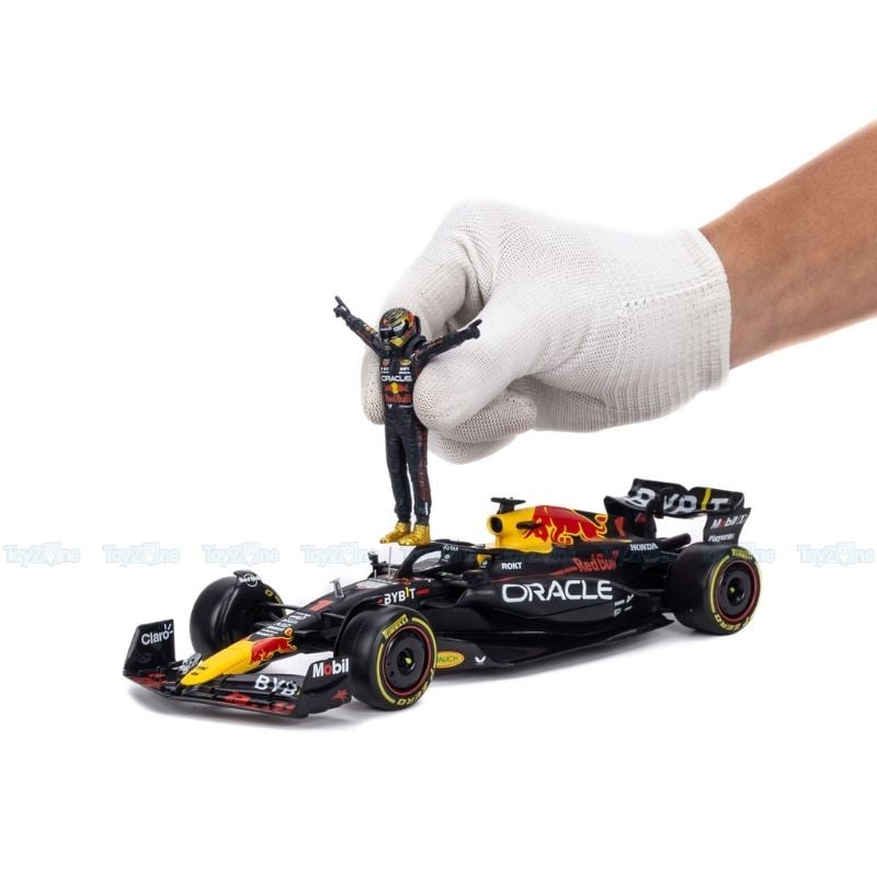  Mô hình xe F1 Oracle Red Bull RB19 W/ Driver 1:24 BBURAGO 