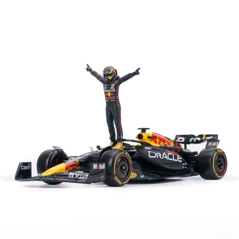  Mô hình xe F1 Oracle Red Bull RB19 W/ Driver 1:24 BBURAGO 