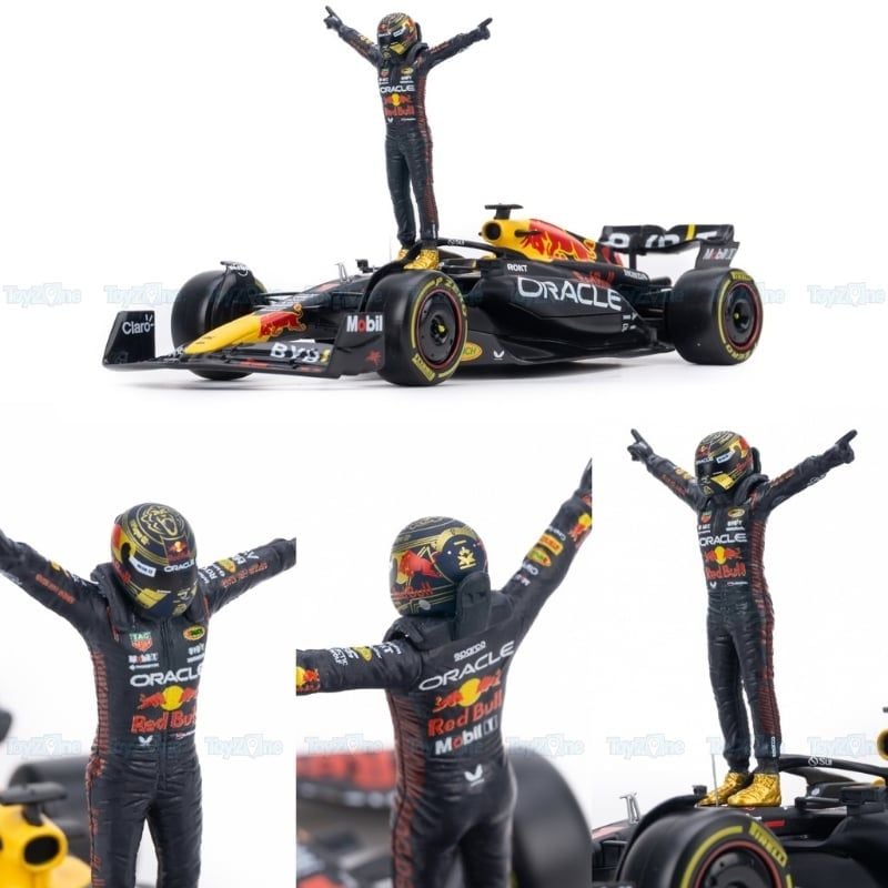  Mô hình xe F1 Oracle Red Bull RB19 W/ Driver 1:24 BBURAGO 