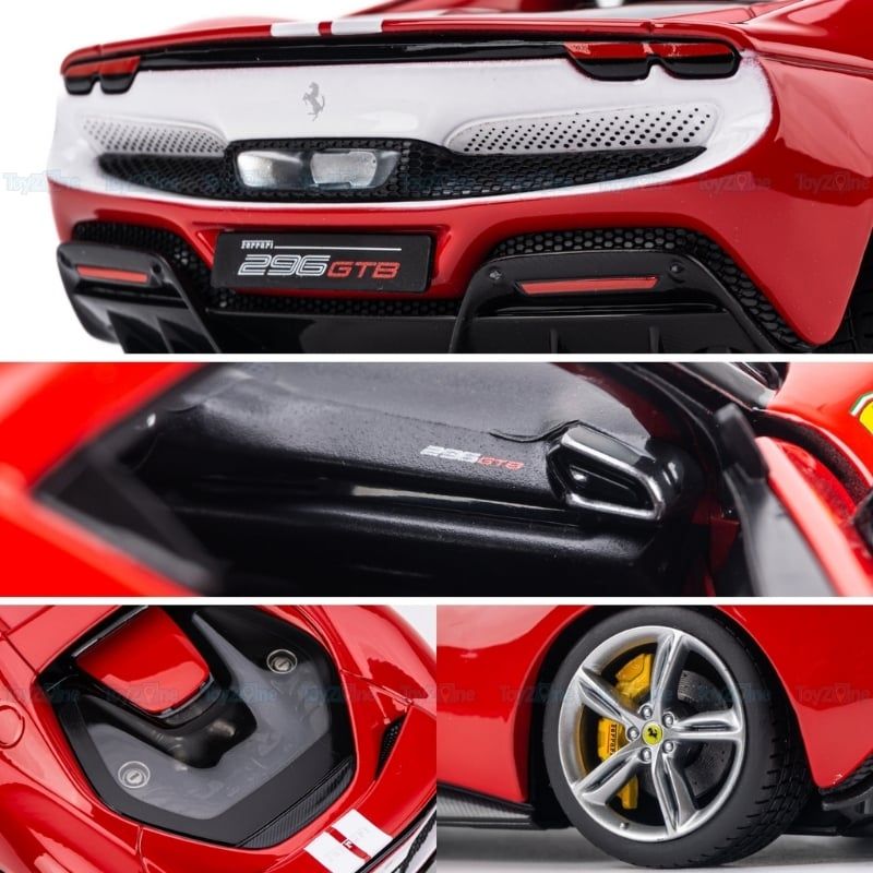 Mô hình xe Ferrari 296 GTB Assetto Fiorano 1:18 BBURAGO